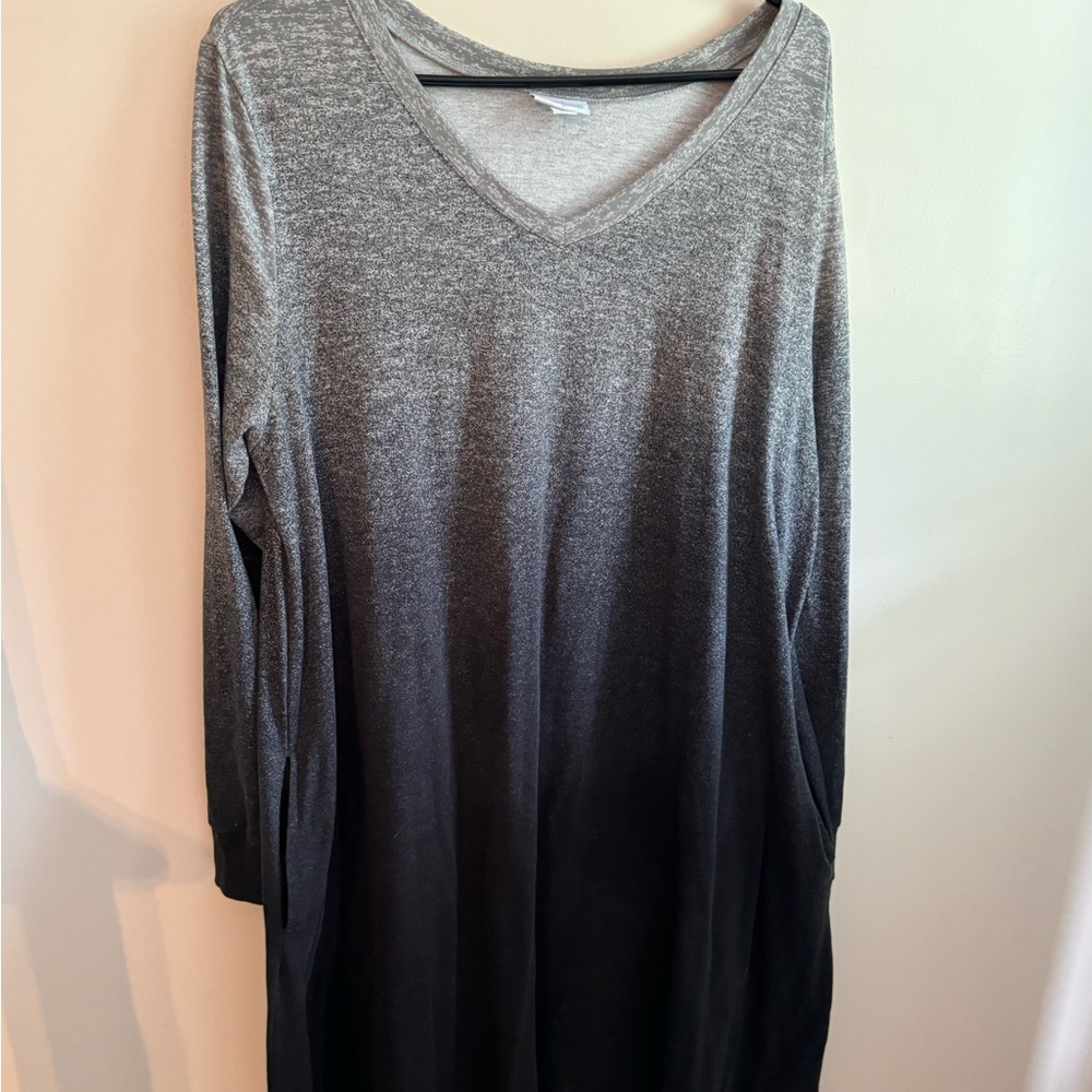 Lularoe Emily swing dress with pockets.